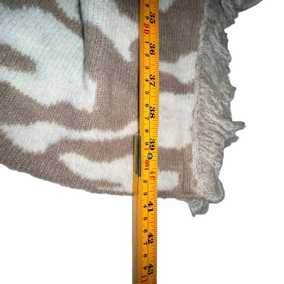 NWT G.I.L.I Women's Camo Fringe Open Front Heavy Cardigan Size 1XP - 3XP - Picture 8 of 10